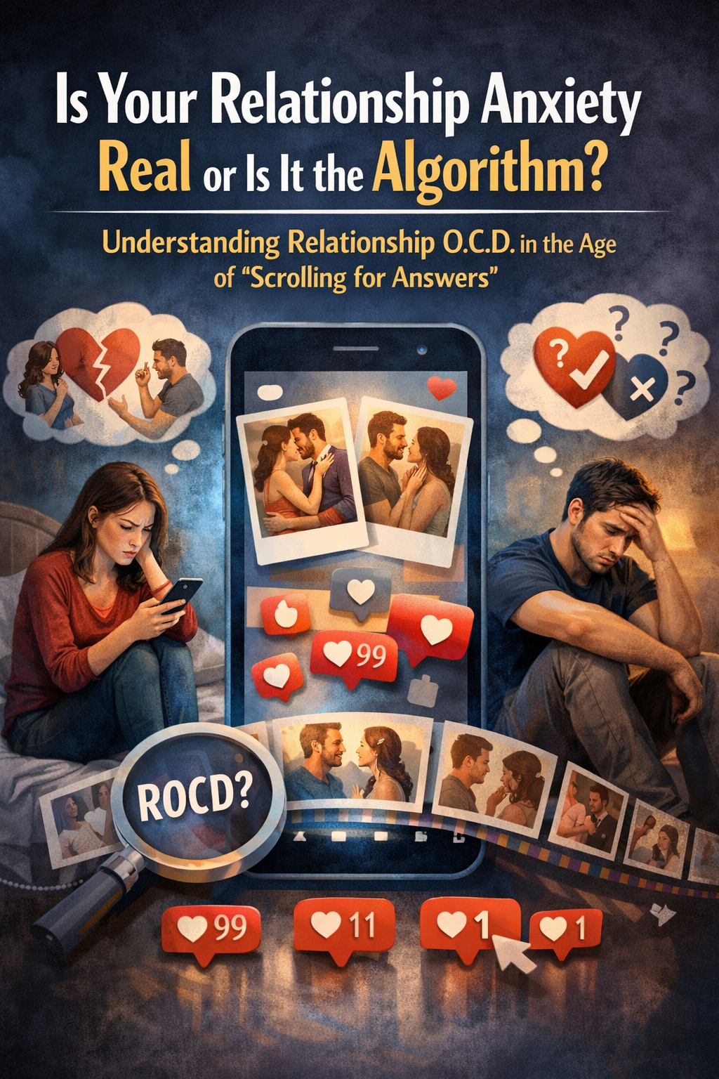 Read more about the article Is Your Relationship Anxiety Real or Is It the Algorithm? Understanding Relationship O.C.D. (ROCD) in the Age of “Scrolling for Answers”