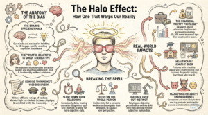 Read more about the article The Invisible Lens: Understanding the Halo Effect in Modern Life